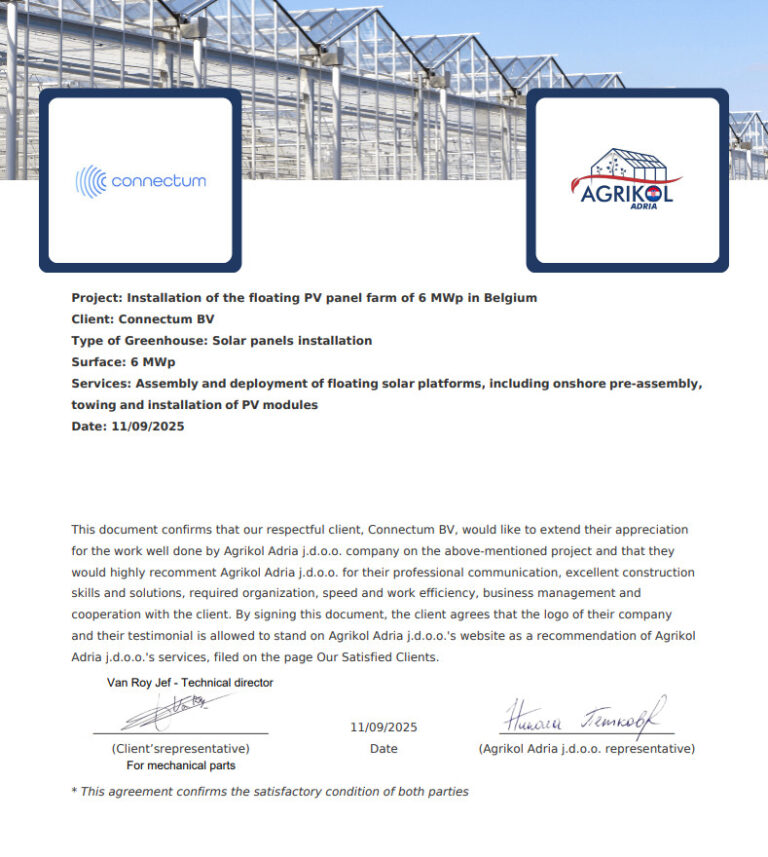Connectum BV – Agrikol Adria
