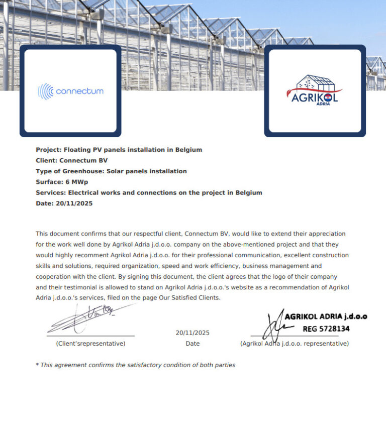 Connectum BV – Agrikol Adria 2
